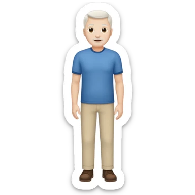 Dad full body. White sticker