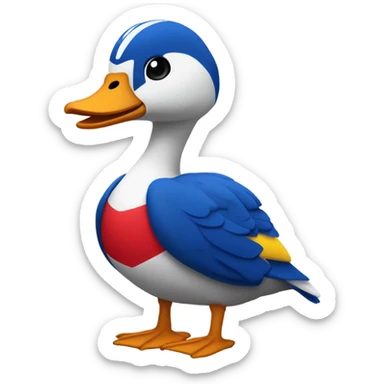 Porch goose in josh Allen jersey sticker