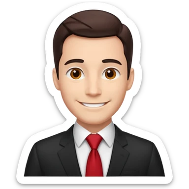 man  lawyer. sticker