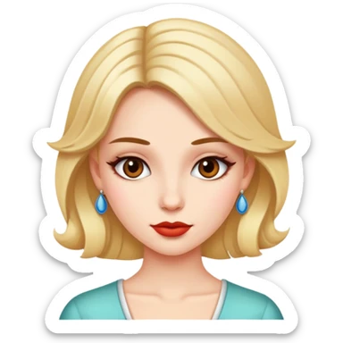 A girl coquette sticker