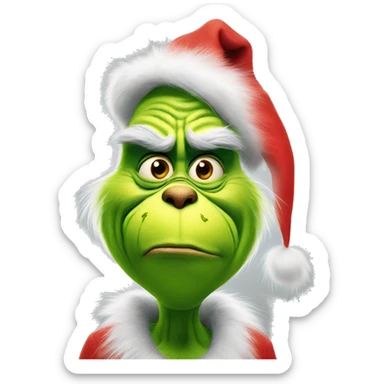 The grinch sticker