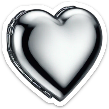 chrome heart sticker