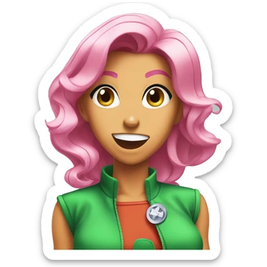 Totally spies clover surprised sticker