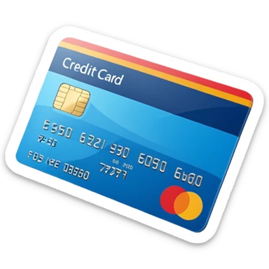 3D icon of a credit-card–shaped corporate card with a bold color of #FF3D00 stripe. Display the exact text ‘WAD’ as a logo. No numbers, no chip, no issuer logos. Modern, clean, high-end. sticker