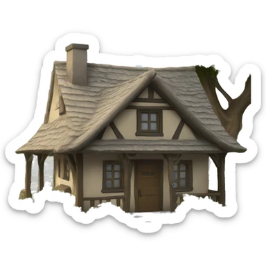 Cottage core sticker
