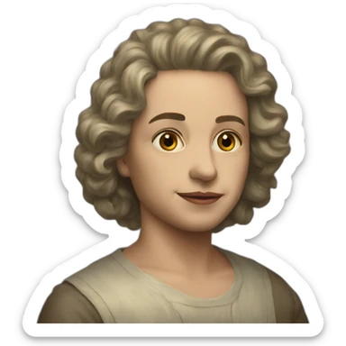 oil painting sticker