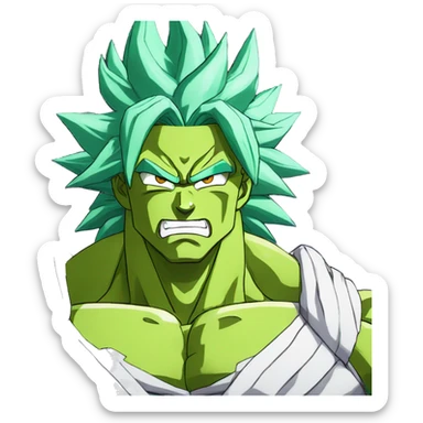 Broly dragon ball super  sticker