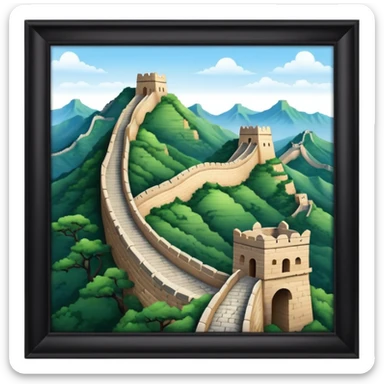 Great wall of China sticker