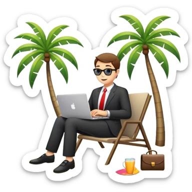 paradise job sticker