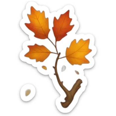 Fall sticker
