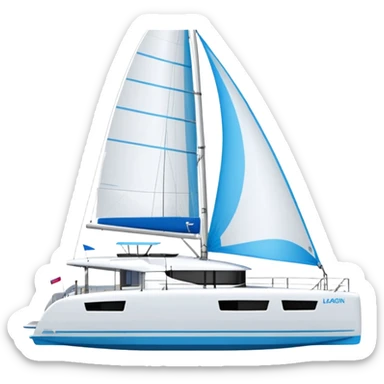 a lagoon 42 catamaran sticker