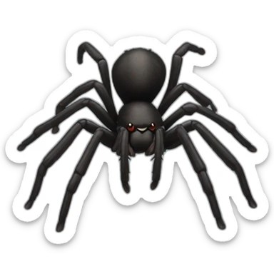 Araña negra catolica sticker