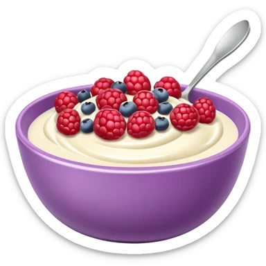 protein yogurt bowl sticker