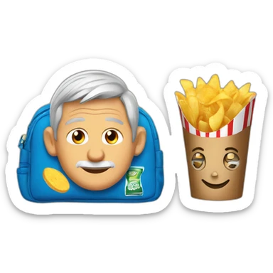 Gary Lineker and a bag of chips sticker