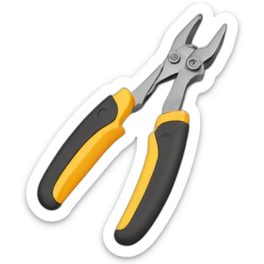 Pousse levé plier sticker