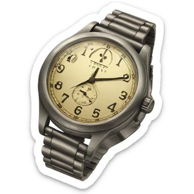 Vintage watch sticker