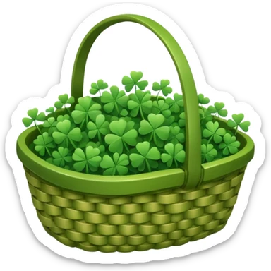 clover grain basket sticker