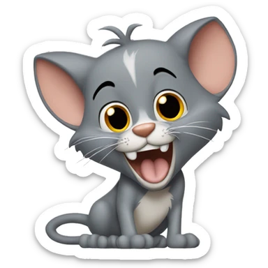 Tom and jerry sticker