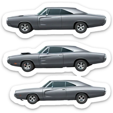 Dodge Charger speeding  sticker