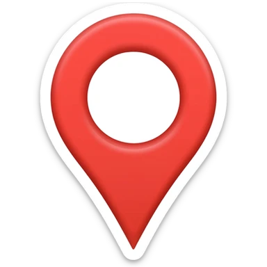 White Google maps sticker