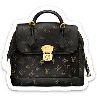 Black Louis Vuitton Purse sticker