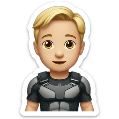 M. Incredible toddler sticker
