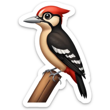 Woodpecker  sticker