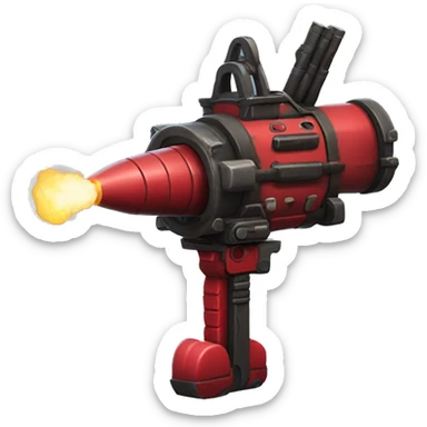 Deadpool rocket launcher sticker