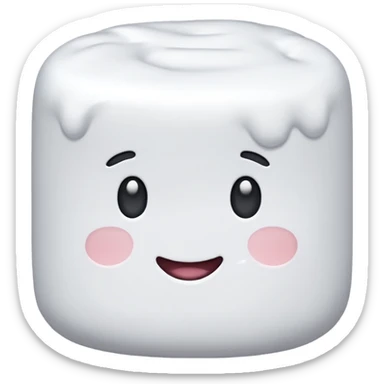 Marshmallow sticker