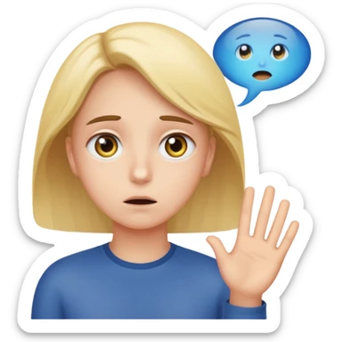 Creat and emoji of the famous video "please speed I need this" sticker