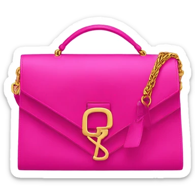 Hot pink ysl bag sticker