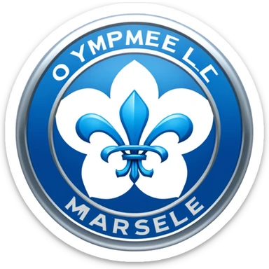 Logo du club olympique de marseille sticker