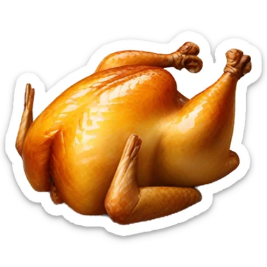 roast chicken sticker