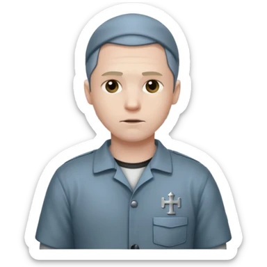 prison with man that is 32 sticker