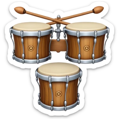 Damaru drums of lord shiva sticker