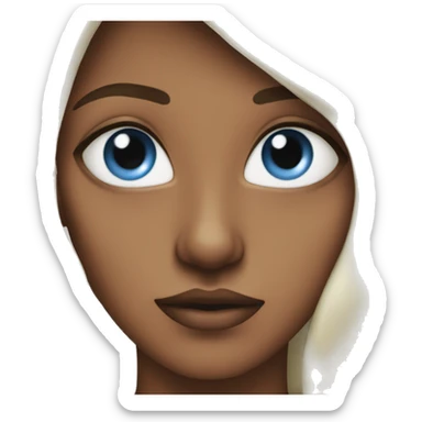 different colored eyes  sticker