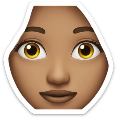 bare-eyelashes sticker