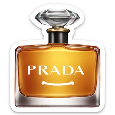 Prada paradox perfume sticker
