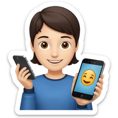 A person creating content/art/influence/communicator/storyteller  sticker