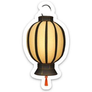 Oriental paper Latern sticker