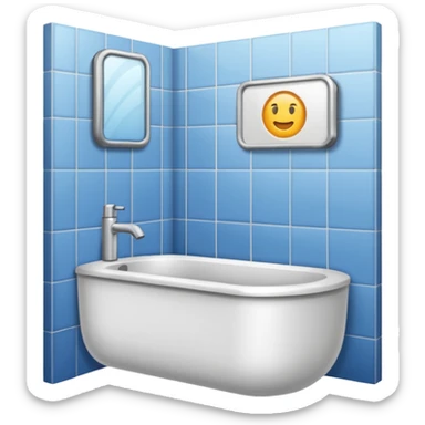 Bathroom sticker