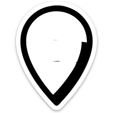 Location pin marker with Russian flag (white, blue, and red horizontal stripes) sticker