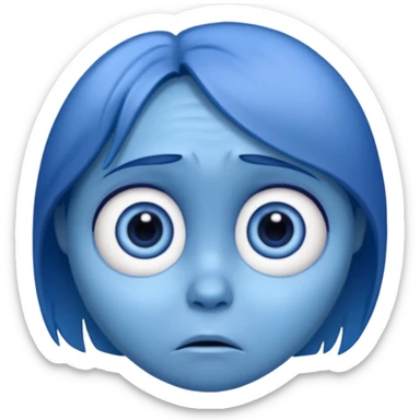 Sadness from the Inside Out movie sticker