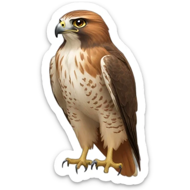 Red-Tailed Hawk sticker