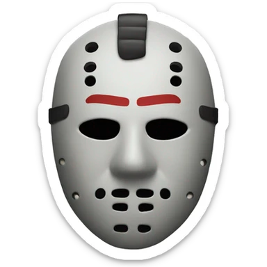 Jason Mask sticker