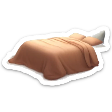 A peaceful bedroom with soft pillows, a warm blanket, and soft natural light coming through the window sticker