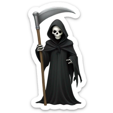Grim reaper sticker