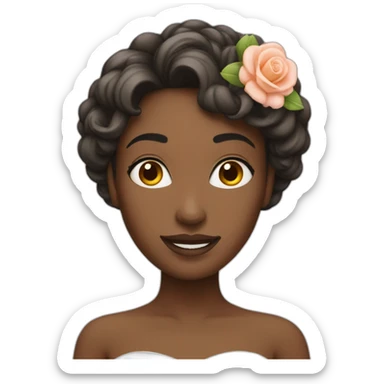 femme qui fait une demande de mariage sticker