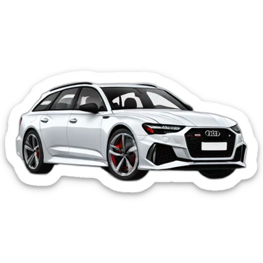 audi rs6 sporback sticker