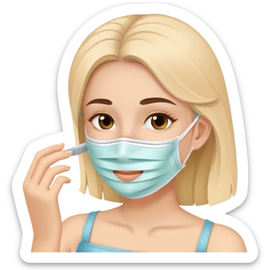 Girl self care sticker